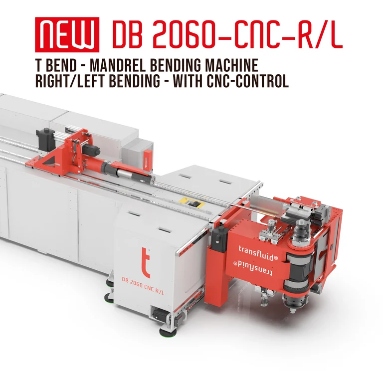 New mandrel bending machines of the type DB 2060-CNC-R/L
